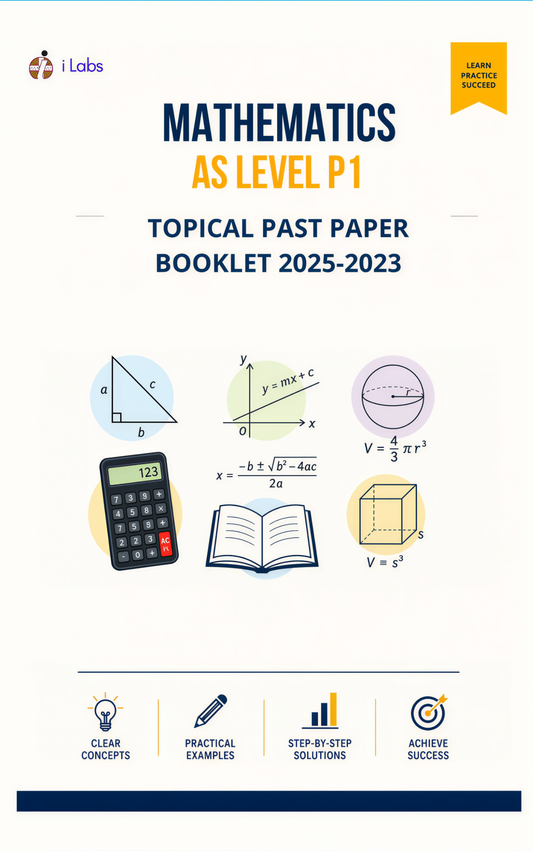 Cambridge 9709 Pure Mathematics 1 — Live class and Topical Past Paper Booklet